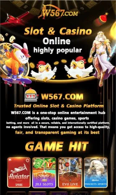 W567 Game slot and casino games collection